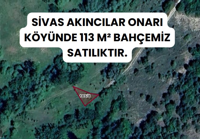 SİVAS AKINCILAR ONARI KÖYÜNDE 113 M² BAHÇEMİZ SATILIKTIR. - SİVAS AKINCILAR fotoğraf 6